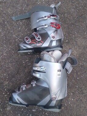Kids Silver Ski Boots - Unbranded